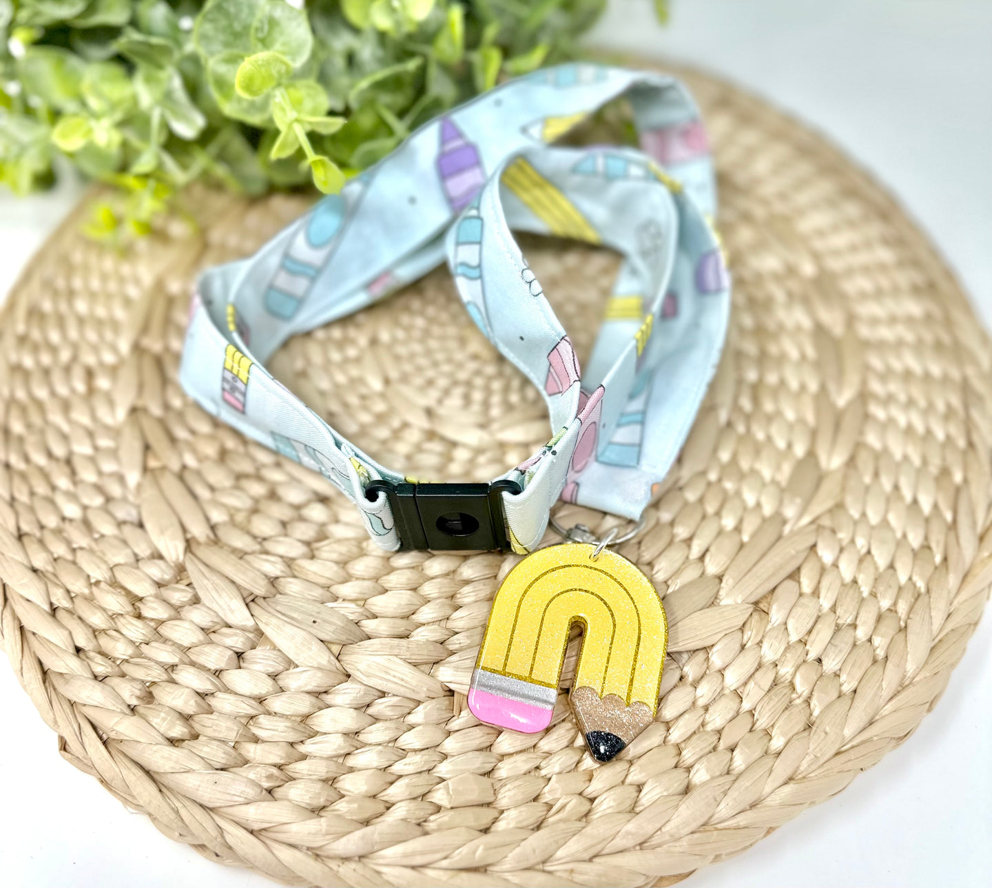 Fabric Lanyard with Acrylic